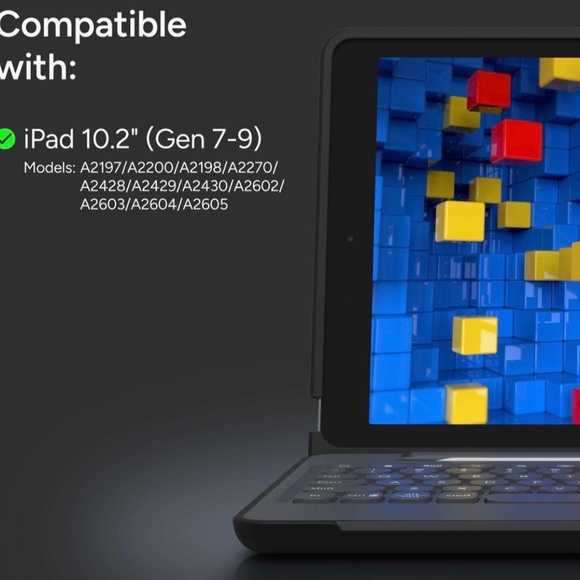 ZAGG BRAND NEW NOT OPENED RUGGED KEYBOARD FITS IPAD 10.2  GEN7-9 - Picture 3 of 10